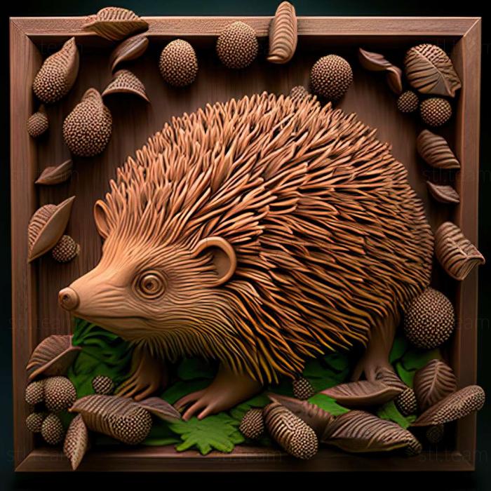 3D model hedgehog (STL)